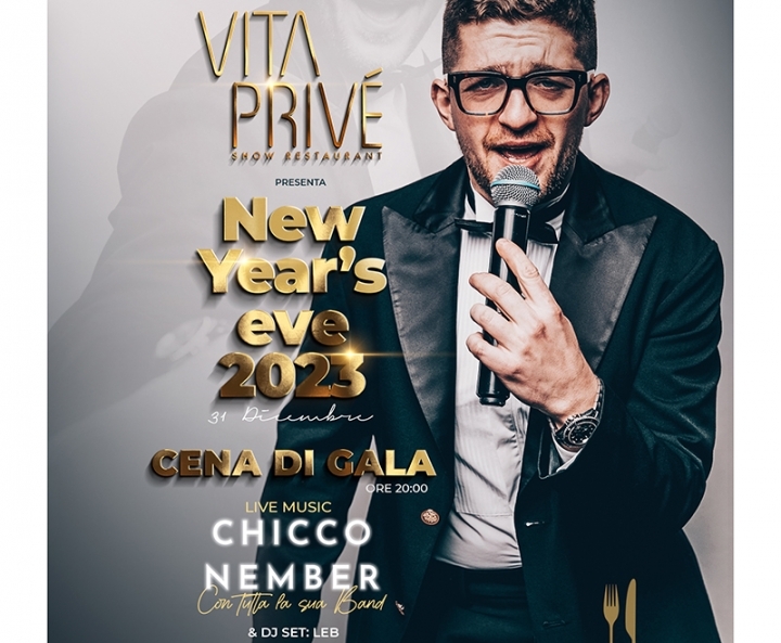 Cenone spettacolo Capodanno Vita Privè Brescia centro